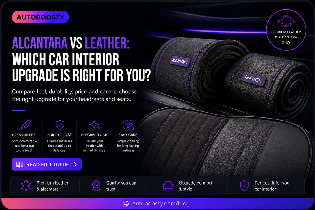Alcantara vs Leather: Which Car Interior Upgrade Is Right for You?