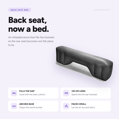 Inflatable Back Seat Gap Filler