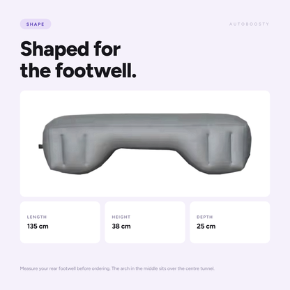 Inflatable Back Seat Gap Filler