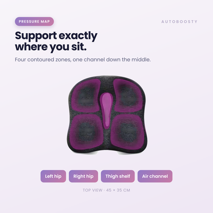 Ergonomisk sittdyna i memory foam