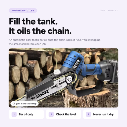 6-Inch Brushless Mini Chainsaw